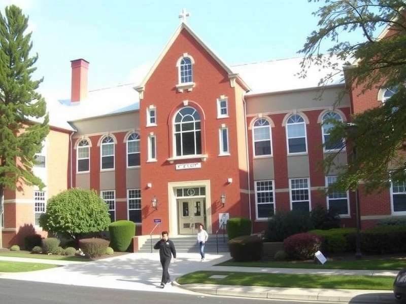 Science Laboratory with Students Experimenting